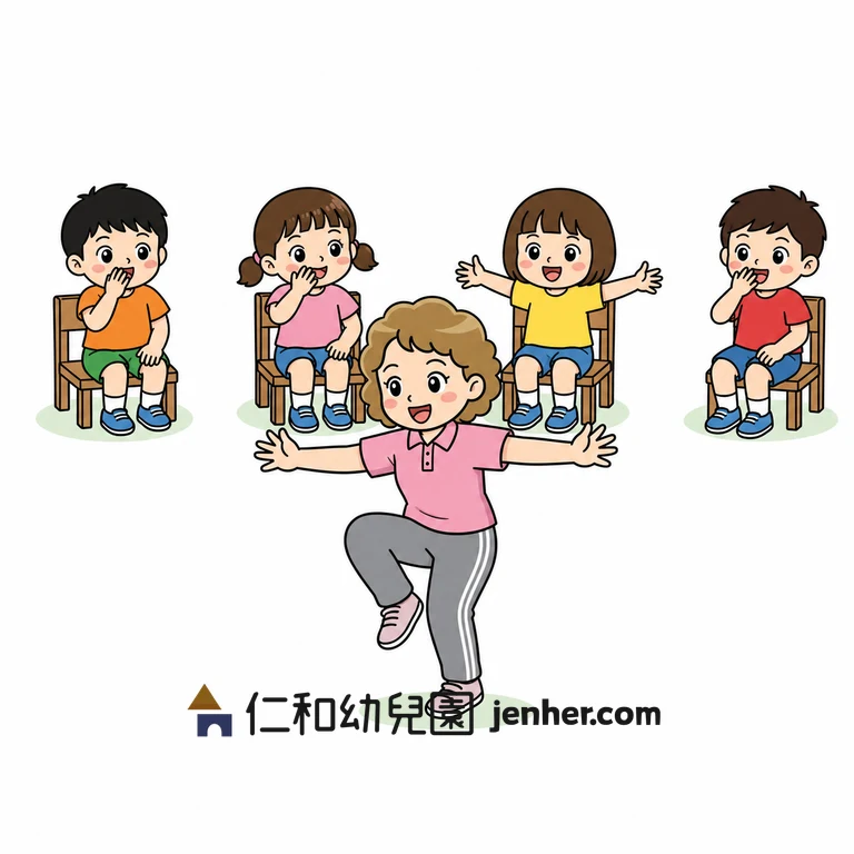 1-8 赢老師的學公雞叫，輸老師的學小雞叫