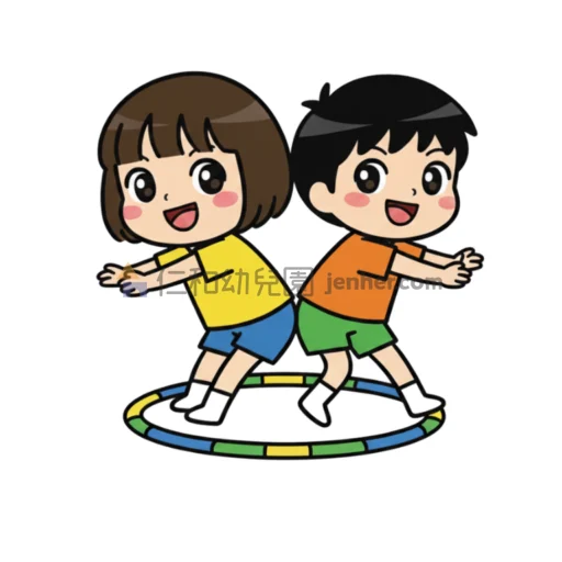 アクティビティ 13-1: 背中合わせのフープバランス