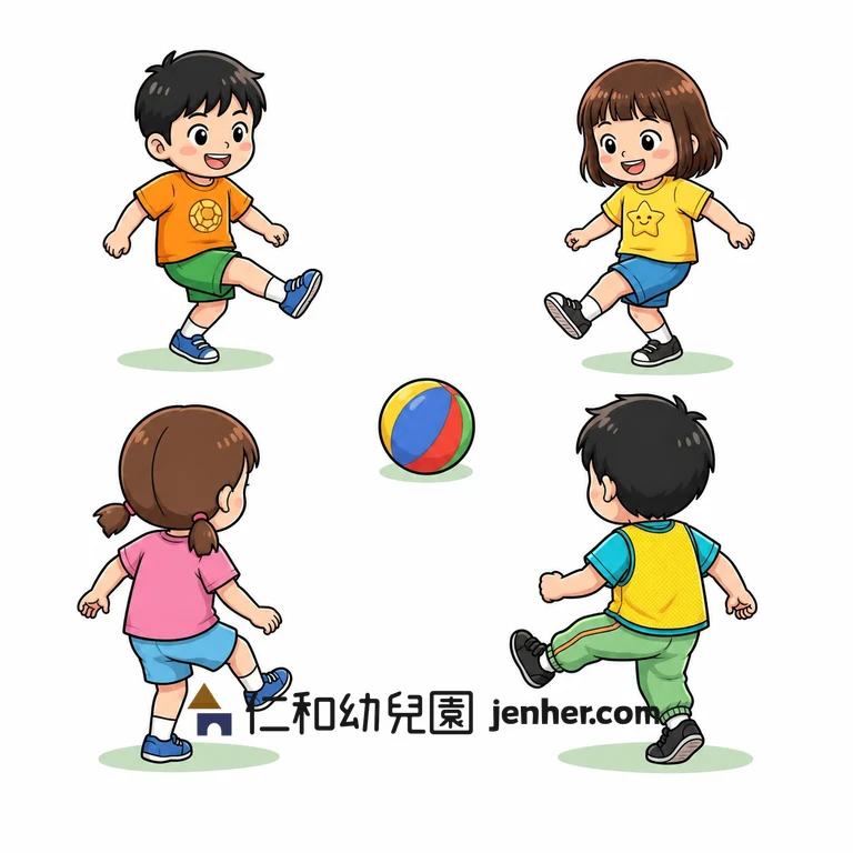 アクティビティ 8-9: ふんわりボールキャッチ＆胸の前抱え込み イラスト