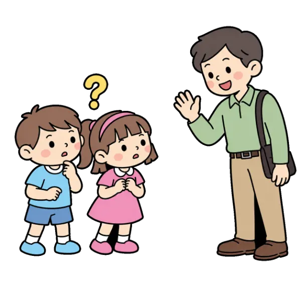 幼兒生活安全不跟陌生人生份人走插圖