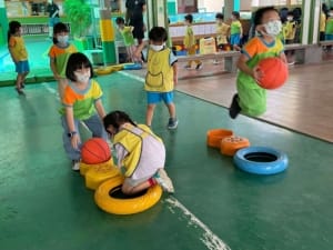 台南市東區仁和幼兒園晨間運動