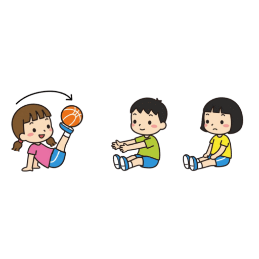 4-24 雙腳傳球接力