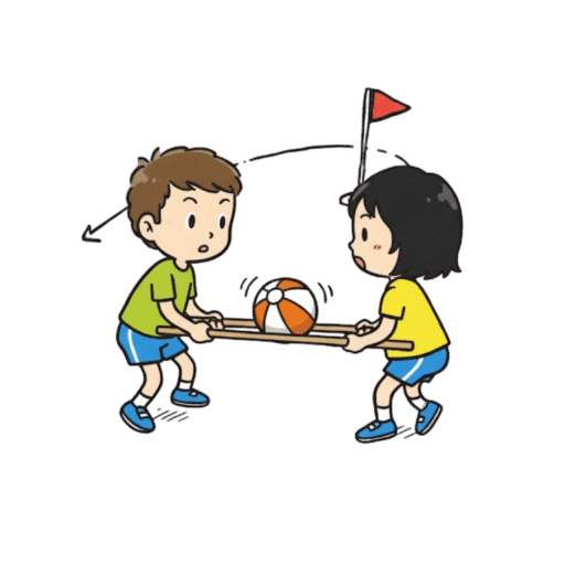 4-27 兩人棒子接力