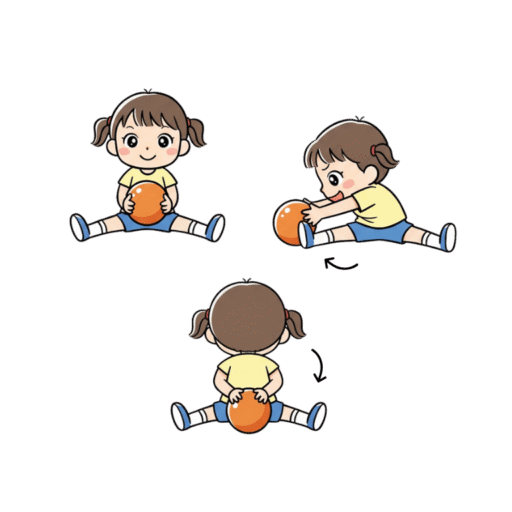 4-4 雙腳打開繞身體