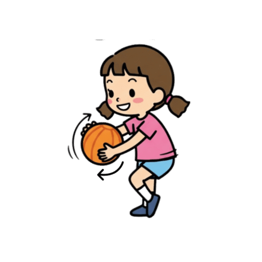 4-5 用雙手來轉動球, 可別讓球掉下來囉！