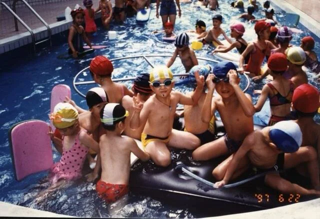 1997年仁和幼兒園畢業夏令營游泳課