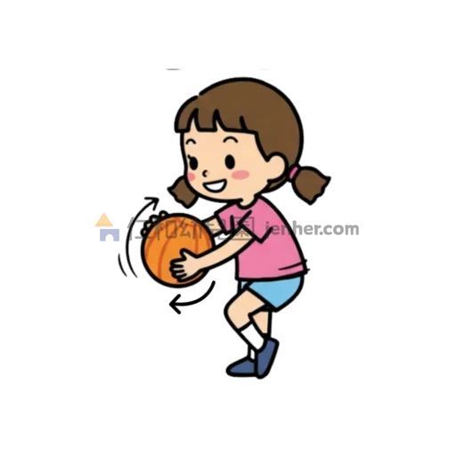 幼兒球類遊戲圖解：幼兒用雙手靈巧旋轉與操控球
